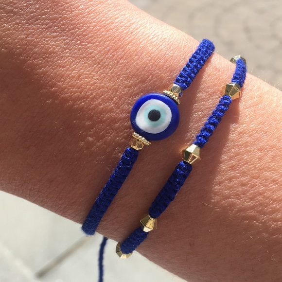 Hand Crafted Jewelry - Handmade Beaded Friendship Bracelets Set of 2 🧿